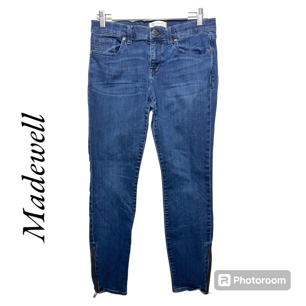 Madewell Skinny Skinny Ankle Zip Dark Wash Denim Jeans Women's Size 29